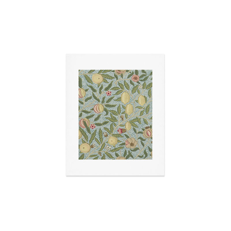 William Morris Vintage Fruit Slate Thyme Art Print Gallery Image 1