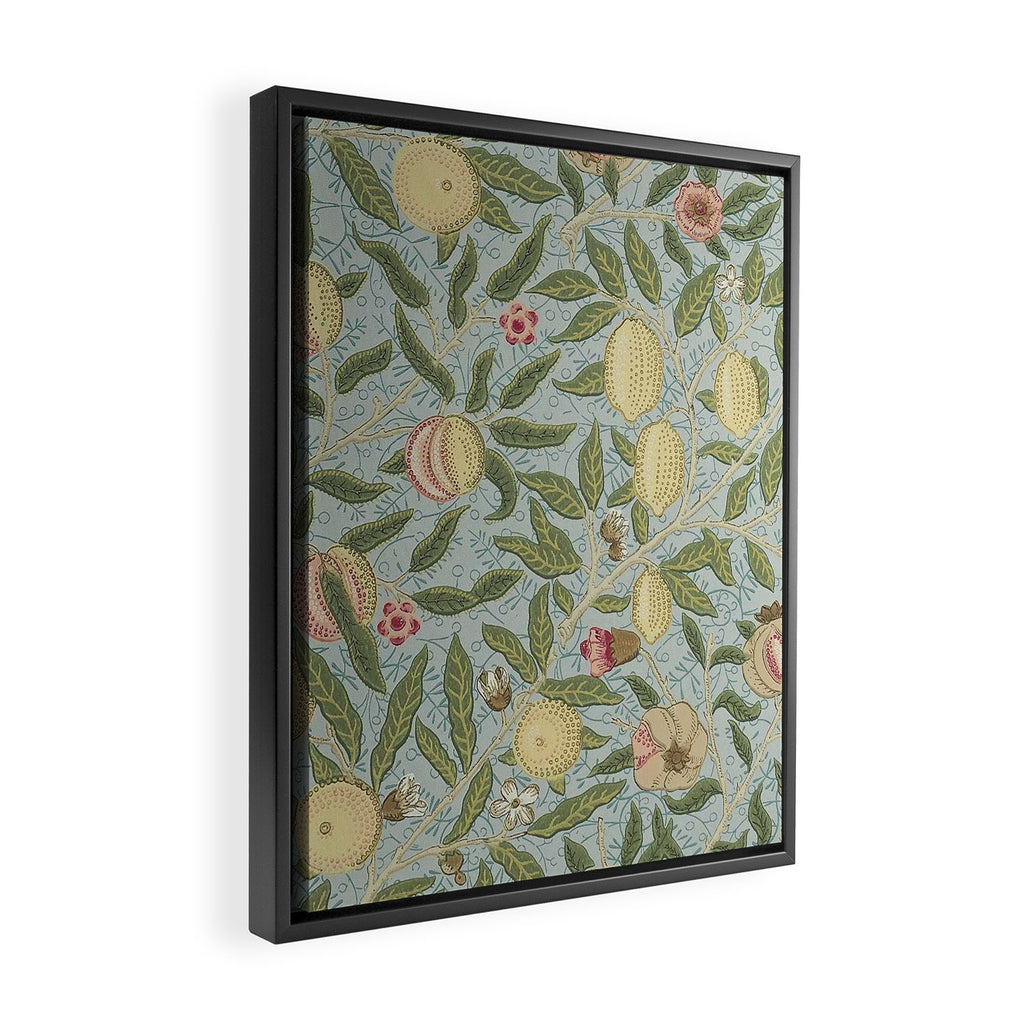 William Morris Vintage Fruit Slate Thyme Framed Canvas Print Gallery Image 2