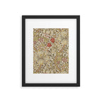 William Morris Vintage Golden Lily Biscuit Brick  Framed Art Print Gallery Image 6