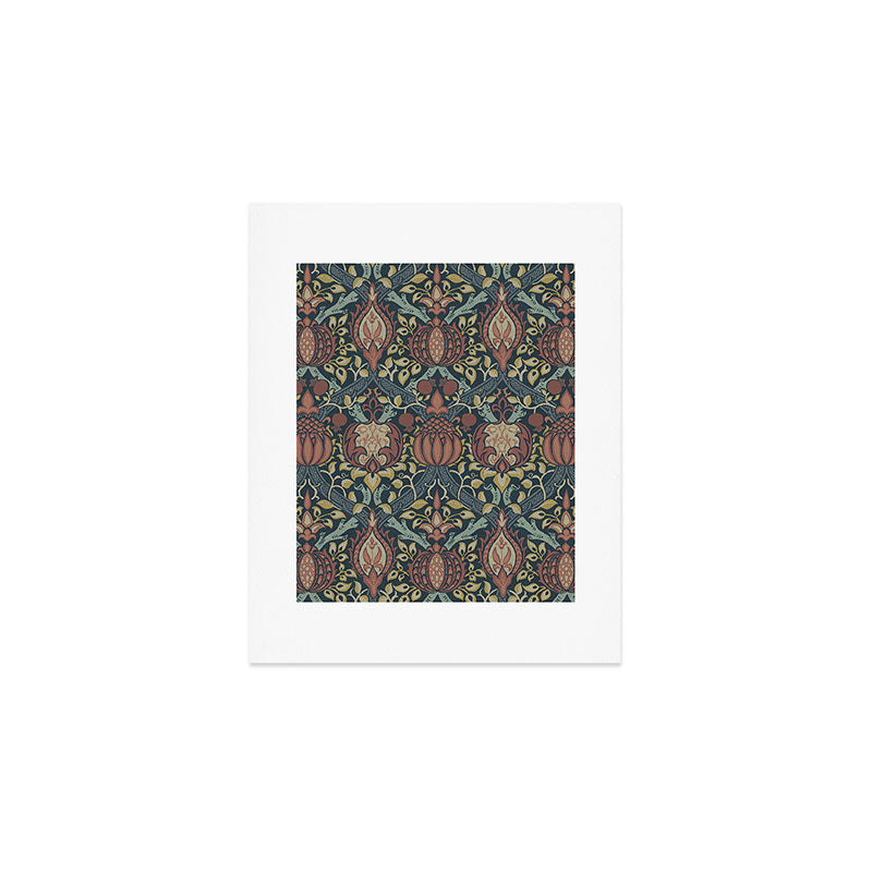 William Morris Vintage Granada Indigo Art Print Gallery Image 1
