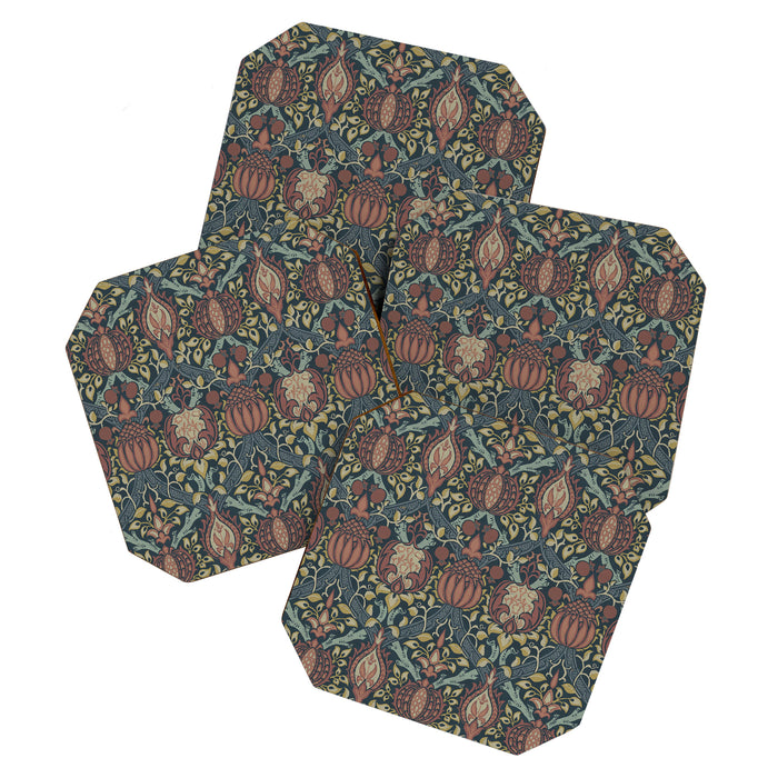 William Morris Vintage Granada Indigo Coaster Gallery Image 1