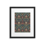 William Morris Vintage Granada Indigo Framed Art Print Gallery Image 6