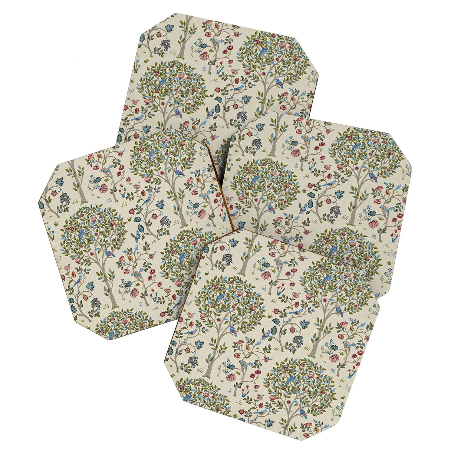 William Morris Vintage Kelmscott Tree Orchard Coaster Gallery Image 1