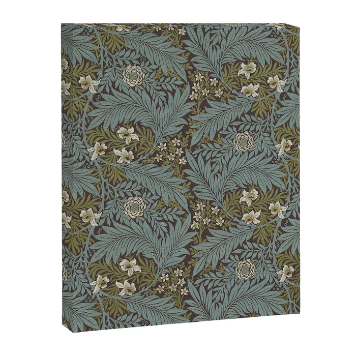 William Morris Vintage Larkspur Blue Green Canvas Print Gallery Image 1