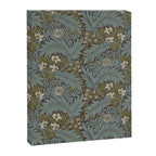 William Morris Vintage Larkspur Blue Green Canvas Print Gallery Image 8