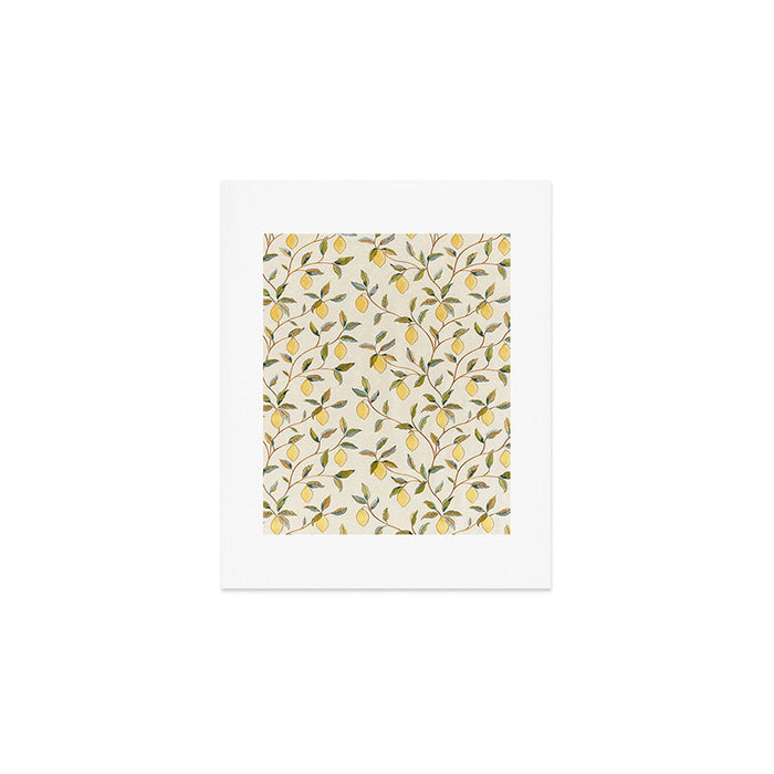 William Morris Vintage Lemon Tree Pattern Art Print Gallery Image 1
