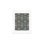 William Morris Vintage Lodden Indigo Blue Mineral Art Print Gallery Image 1