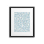 William Morris Vintage Mallow Powder Blue Framed Art Print Gallery Image 6