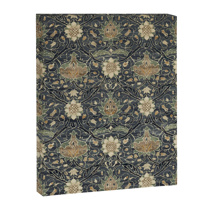 William Morris Vintage Montreal Indigo Slate Canvas Print Gallery Image 1