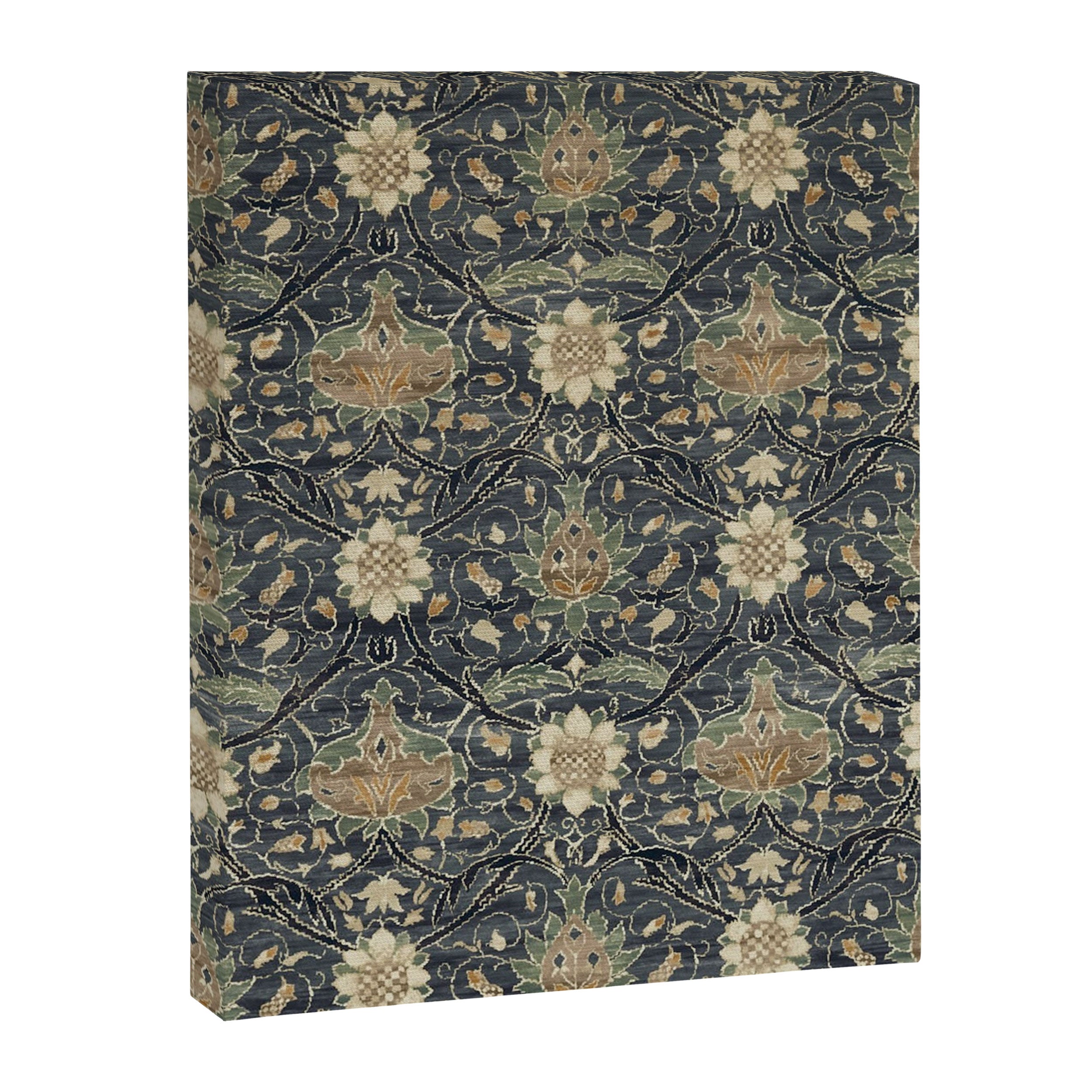 William Morris Vintage Montreal Indigo Slate Canvas Print Gallery Image 8