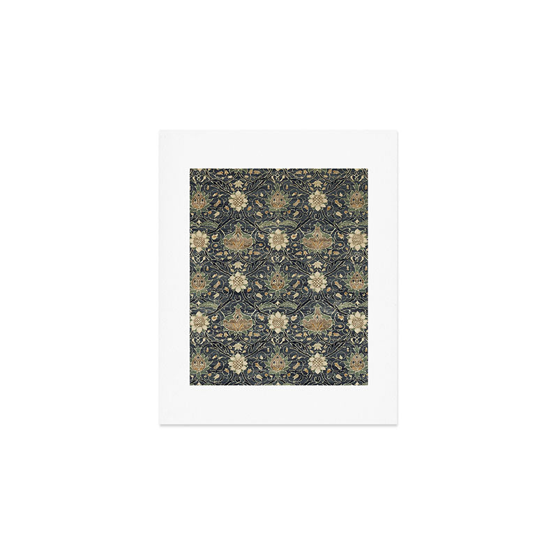 William Morris Vintage Montreal Indigo Slate Art Print Gallery Image 1