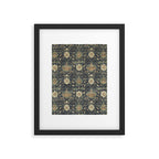William Morris Vintage Montreal Indigo Slate Framed Art Print Gallery Image 6