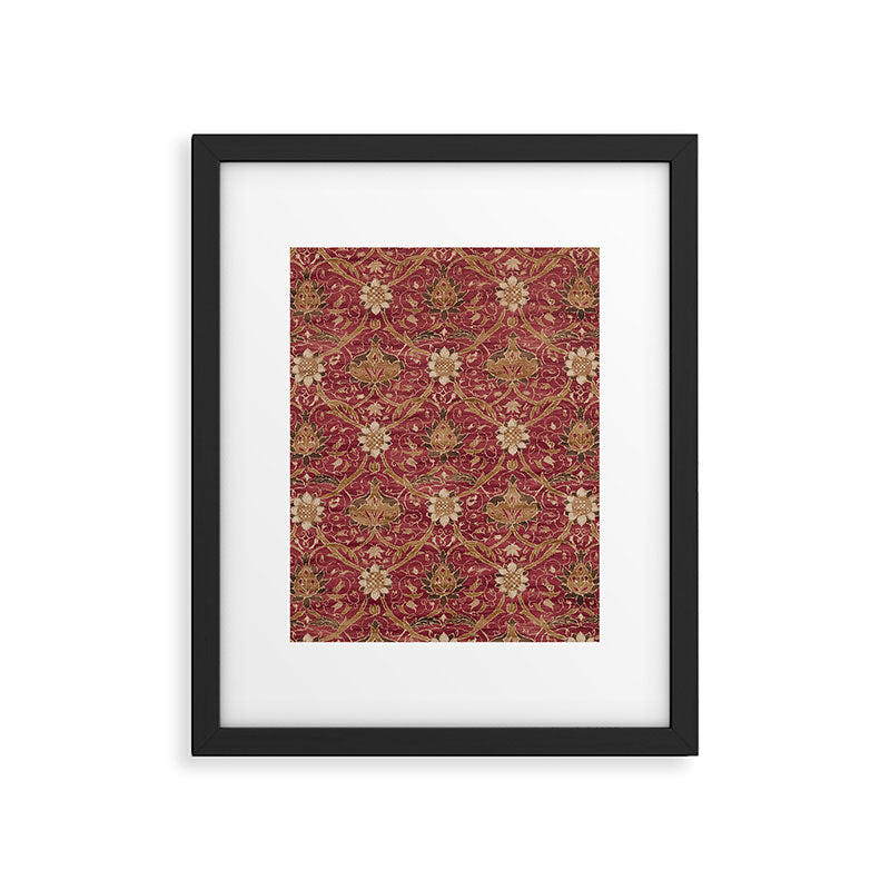 William Morris Vintage Montreal Russet Framed Art Print Gallery Image 6