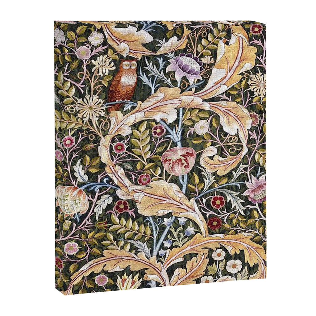 William Morris Vintage Owl Forest Canvas Print Gallery Image 6