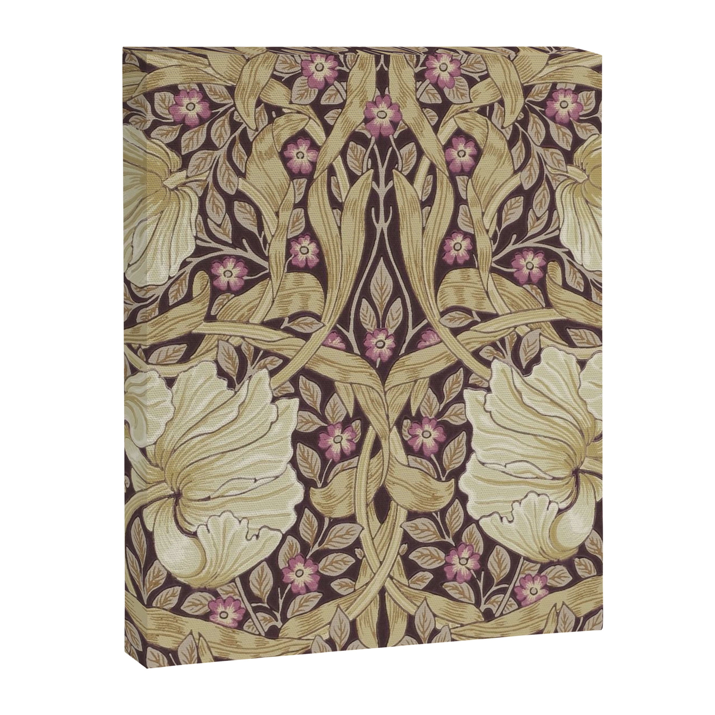 William Morris Vintage Pimpernel Fig & Sisal Canvas Print Gallery Image 8
