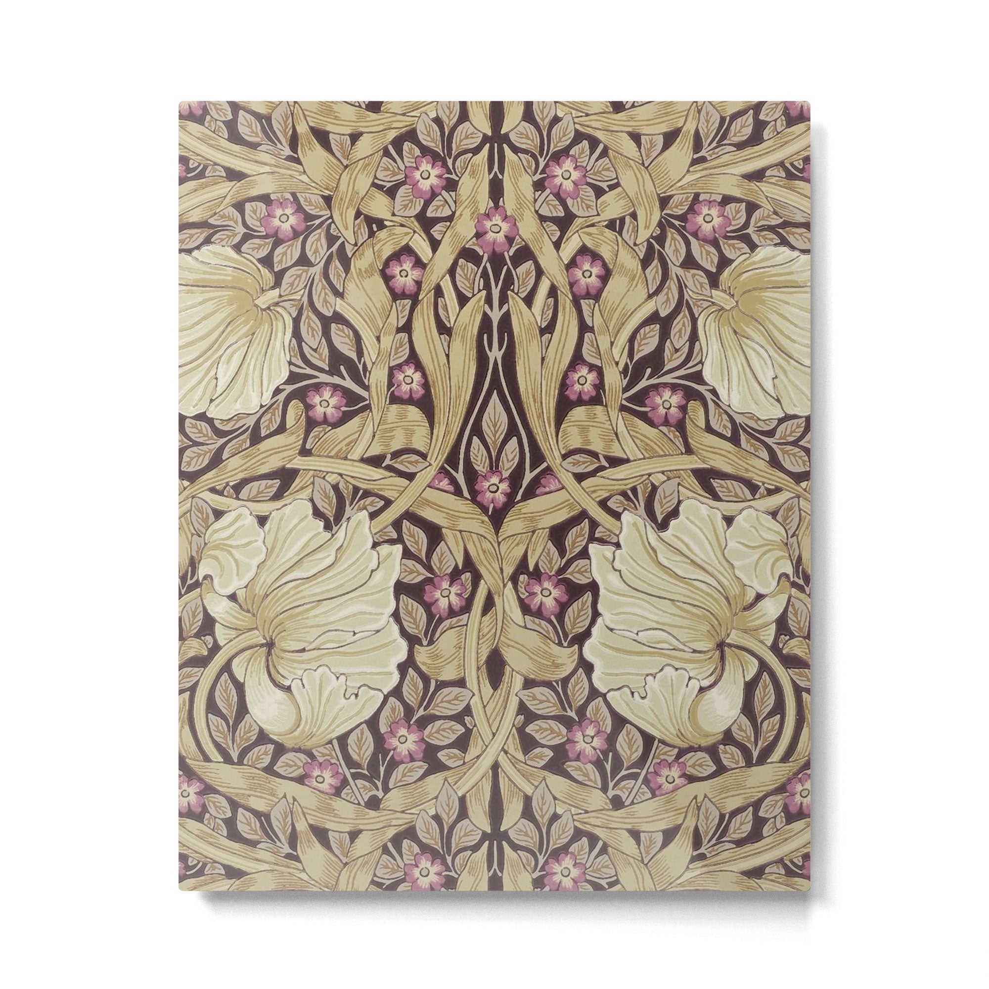 William Morris Vintage Pimpernel Fig & Sisal Metal Print Gallery Image 6