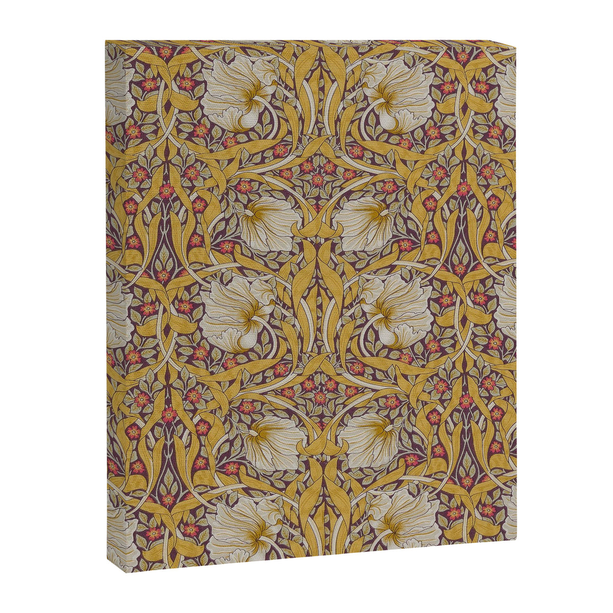 William Morris Vintage Pimpernel Golden Mustard Canvas Print Gallery Image 6