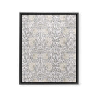 William Morris Vintage Pimpernel Linen Cloud Grey Framed Canvas Print Gallery Image 8