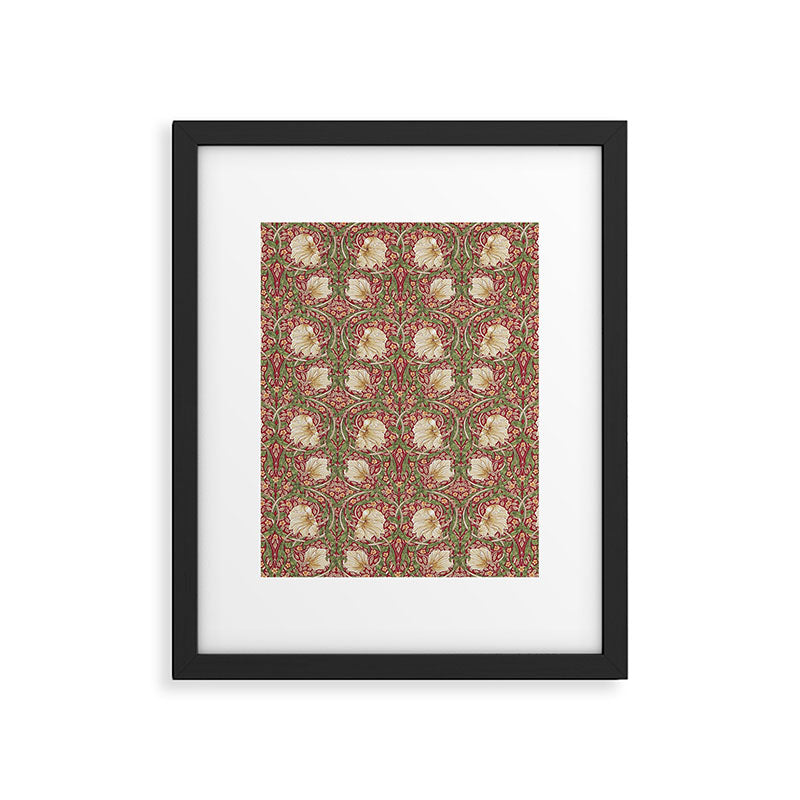 William Morris Vintage Pimpernel Red Thyme Framed Art Print Gallery Image 6