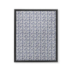 William Morris Vintage Rosehip Indigo Blue Framed Canvas Print Gallery Image 8