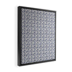 William Morris Vintage Rosehip Indigo Blue Framed Canvas Print Gallery Image 2