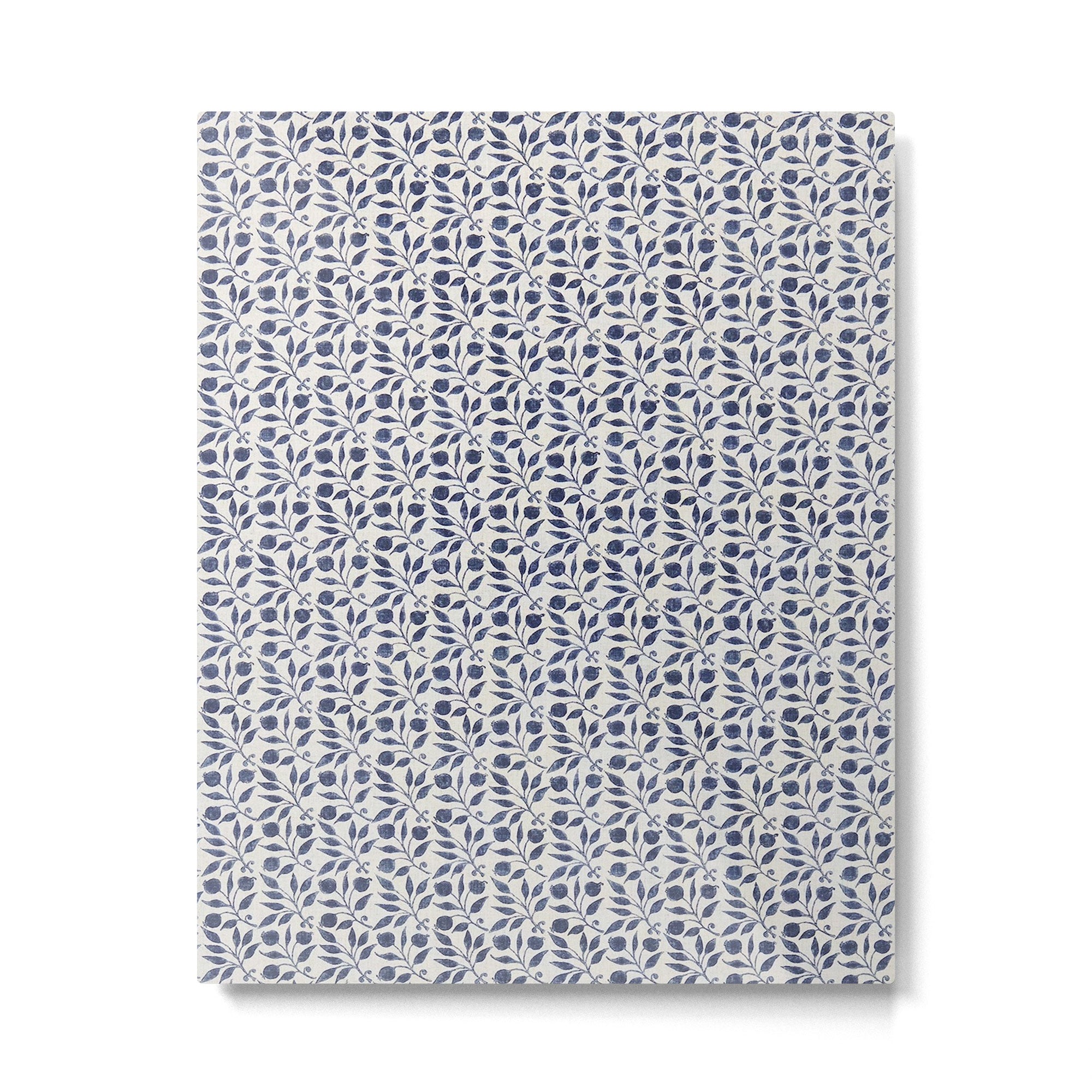 William Morris Vintage Rosehip Indigo Blue Metal Print Gallery Image 6