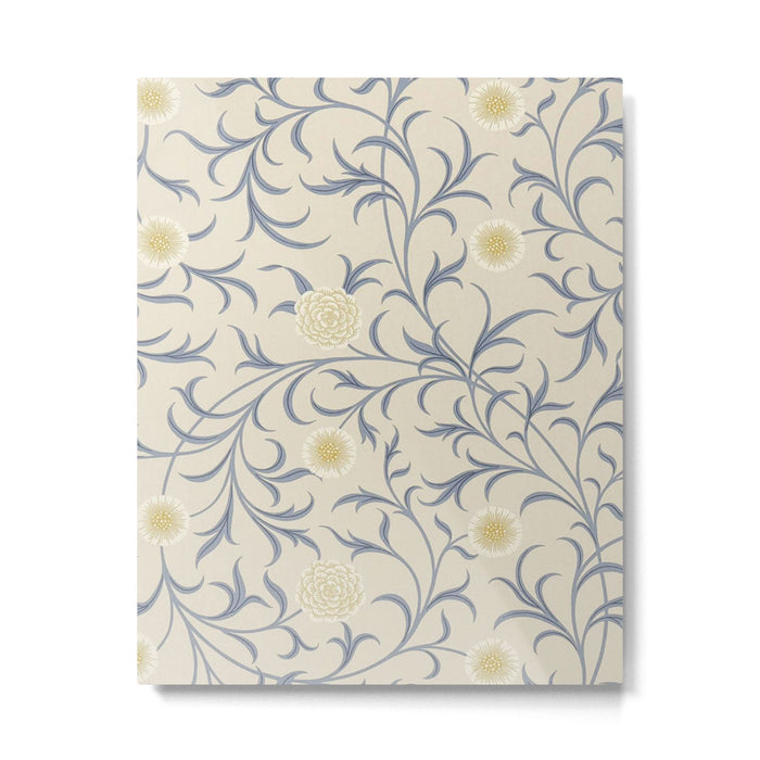 William Morris Vintage Scroll Parchment Mineral Metal Print Gallery Image 1