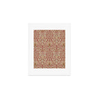 William Morris Vintage Snakeshead Red Madder Gold Pattern Art Print Gallery Image 1