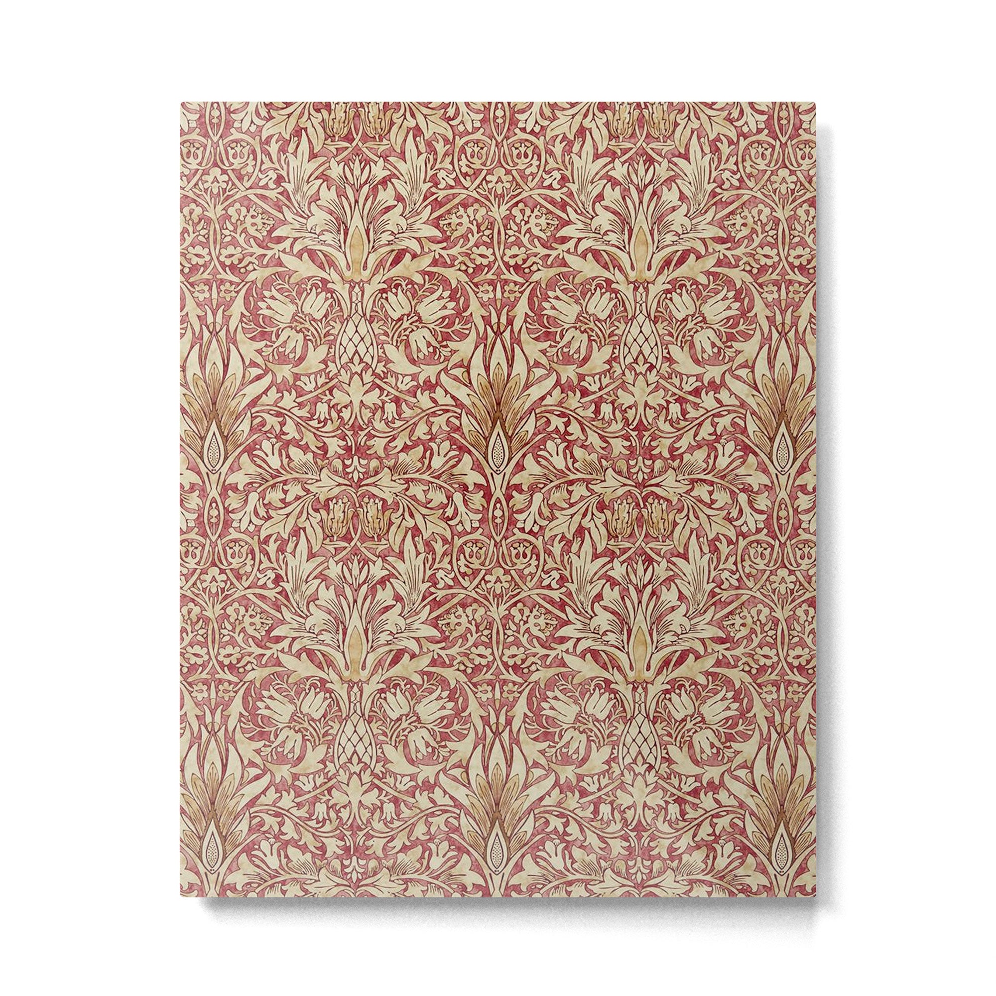 William Morris Vintage Snakeshead Red Madder Gold Pattern Metal Print Gallery Image 6