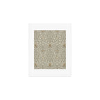 William Morris Vintage Snakeshead Stone Cream Pattern Art Print Gallery Image 1