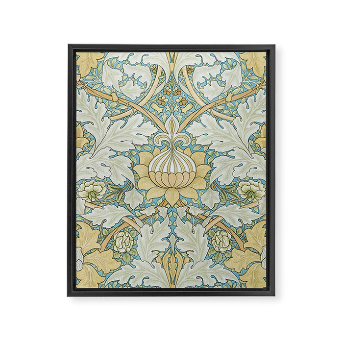 William Morris Vintage St James Palace 1881 Framed Canvas Print Gallery Image 1