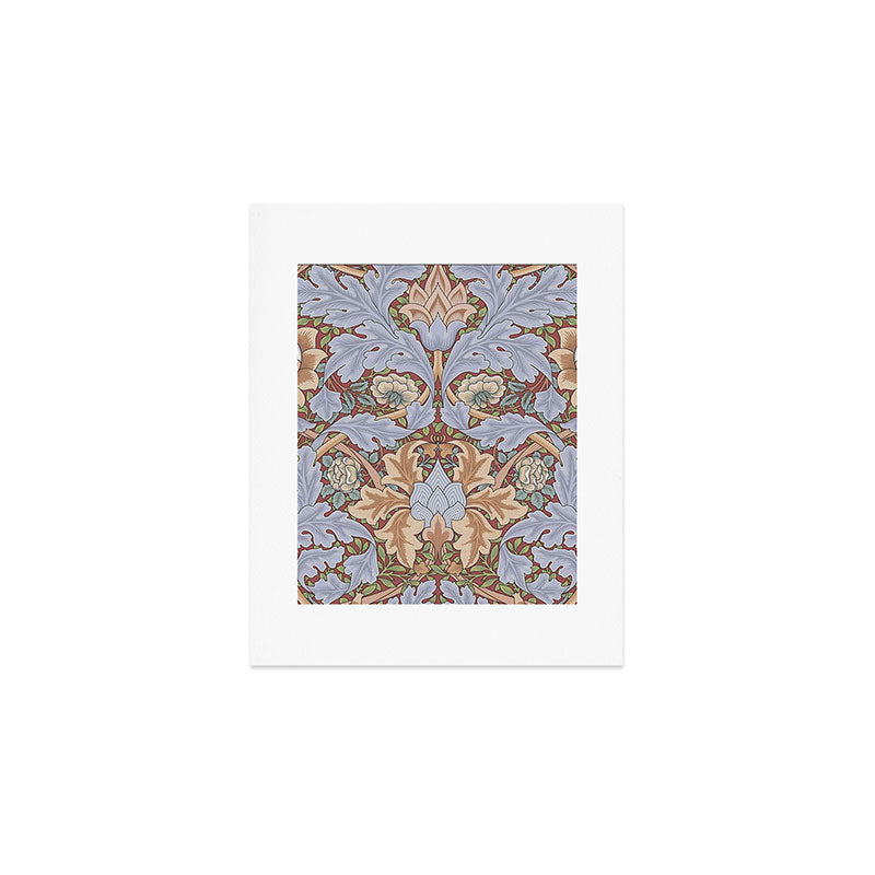 William Morris Vintage St James Palace Lilac 1881 Art Print Gallery Image 1