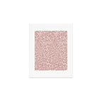 William Morris Vintage Strawberry Thief Pink & White Pattern Art Print Gallery Image 1
