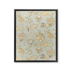 William Morris Vintage Theodosia Grey Pattern  Framed Canvas Print Gallery Image 8