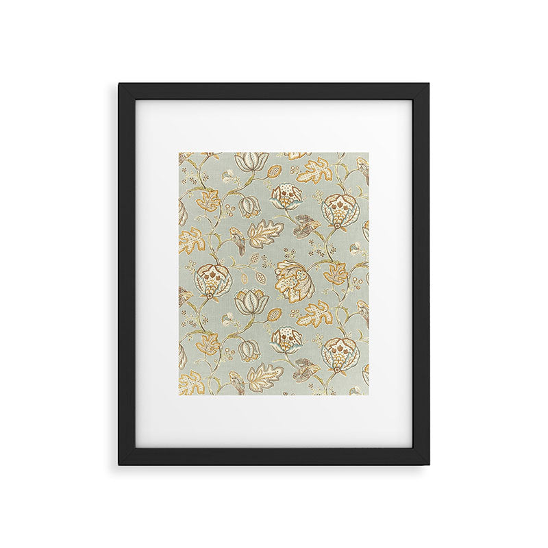 William Morris Vintage Theodosia Grey Pattern  Framed Art Print Gallery Image 6