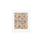 William Morris Vintage Theodosia Wine Indigo Red Blue Pattern Art Print Gallery Image 1