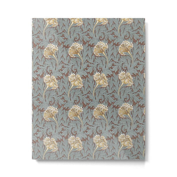 William Morris Vintage Tulip Bullrush Slate Metal Print Gallery Image 1