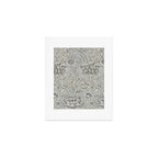 William Morris Wandle Grey Stone Vintage Pattern Art Print Gallery Image 1