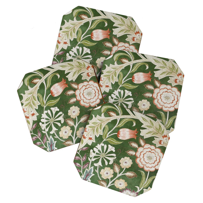 William Morris Wilhelmina Orkney Floral Coaster Gallery Image 1