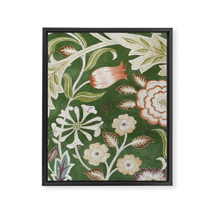 William Morris Wilhelmina Orkney Floral Framed Canvas Print Gallery Image 1