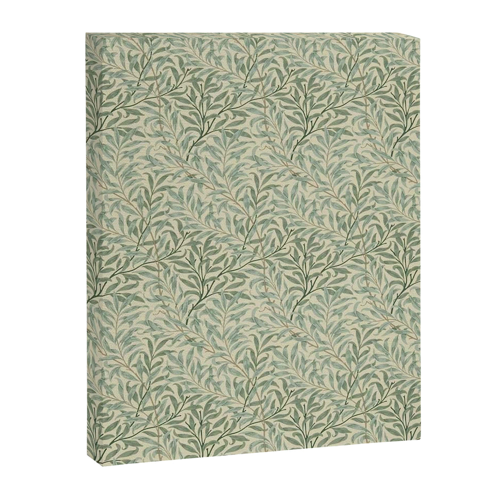 William Morris Willow Bough Cream Pale Green Canvas Print Gallery Image 8