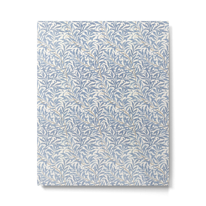 William Morris Willow Bough Blue Delft Porcelain Metal Print Gallery Image 1