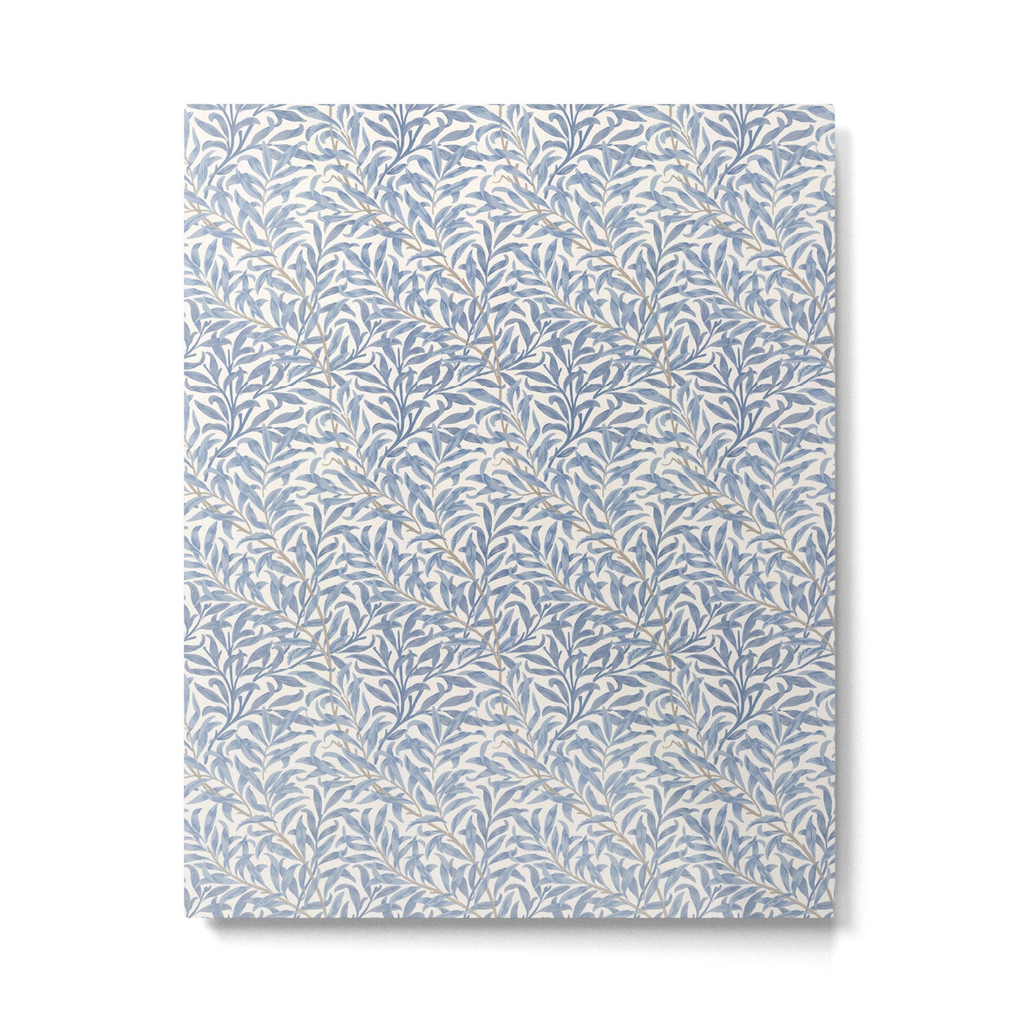 William Morris Willow Bough Blue Delft Porcelain Metal Print Gallery Image 6