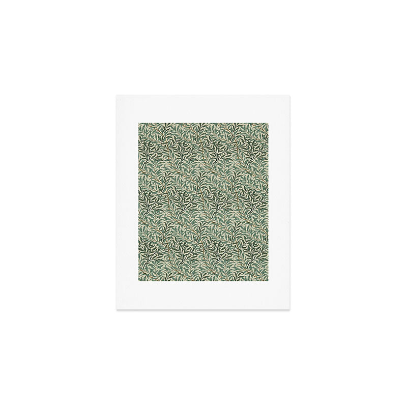 William Morris Willow Bough Cream Green Art Print Gallery Image 1