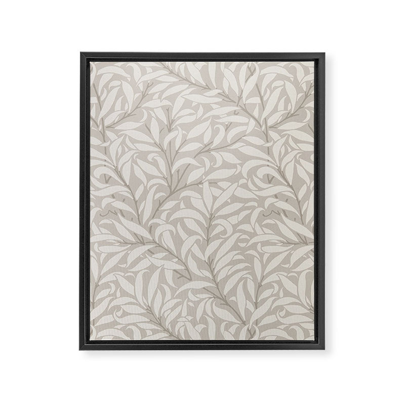 William Morris Willow Bough Dove Ivory Framed Canvas Print Gallery Image 8