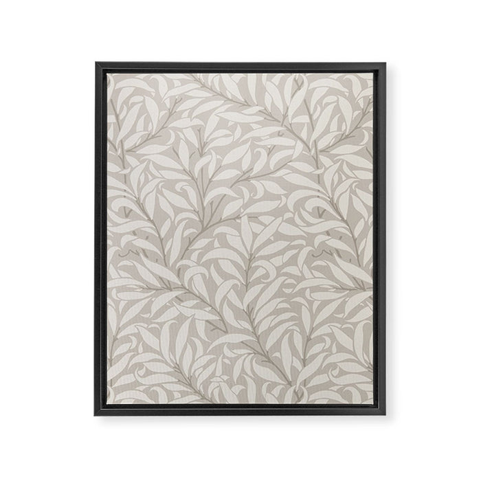 William Morris Willow Bough Dove Ivory Framed Canvas Print Gallery Image 1