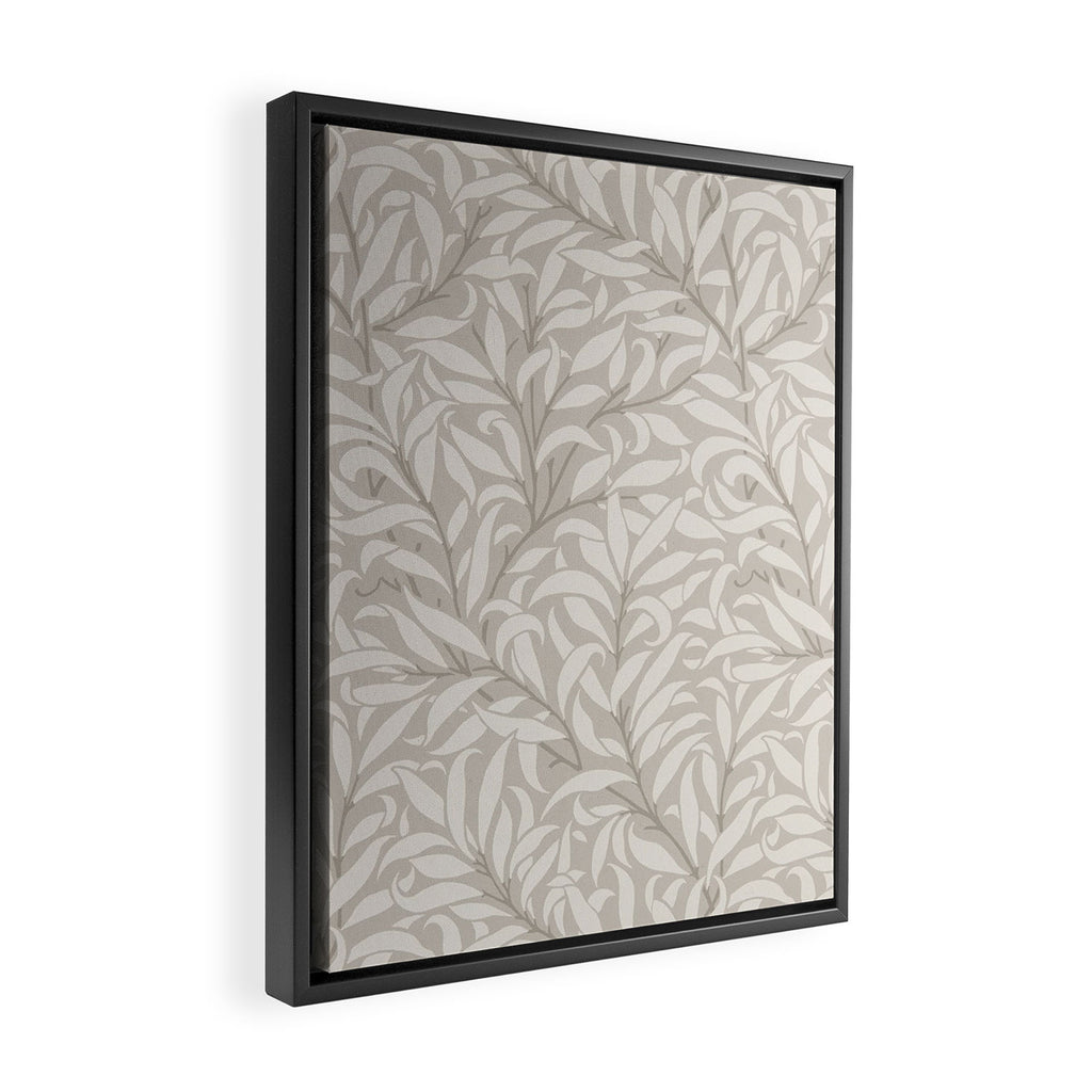 William Morris Willow Bough Dove Ivory Framed Canvas Print Gallery Image 2