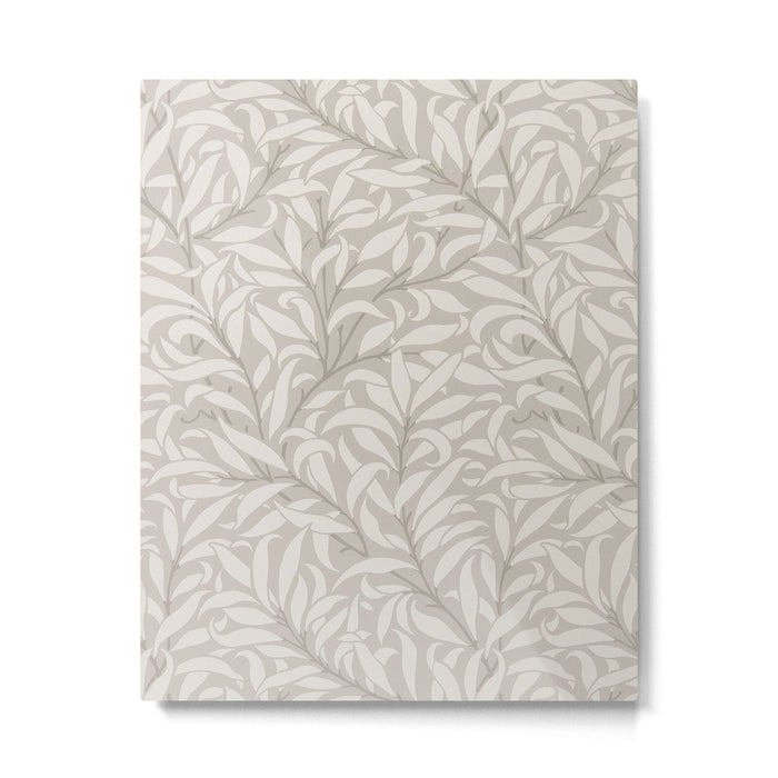 William Morris Willow Bough Dove Ivory Metal Print Gallery Image 1