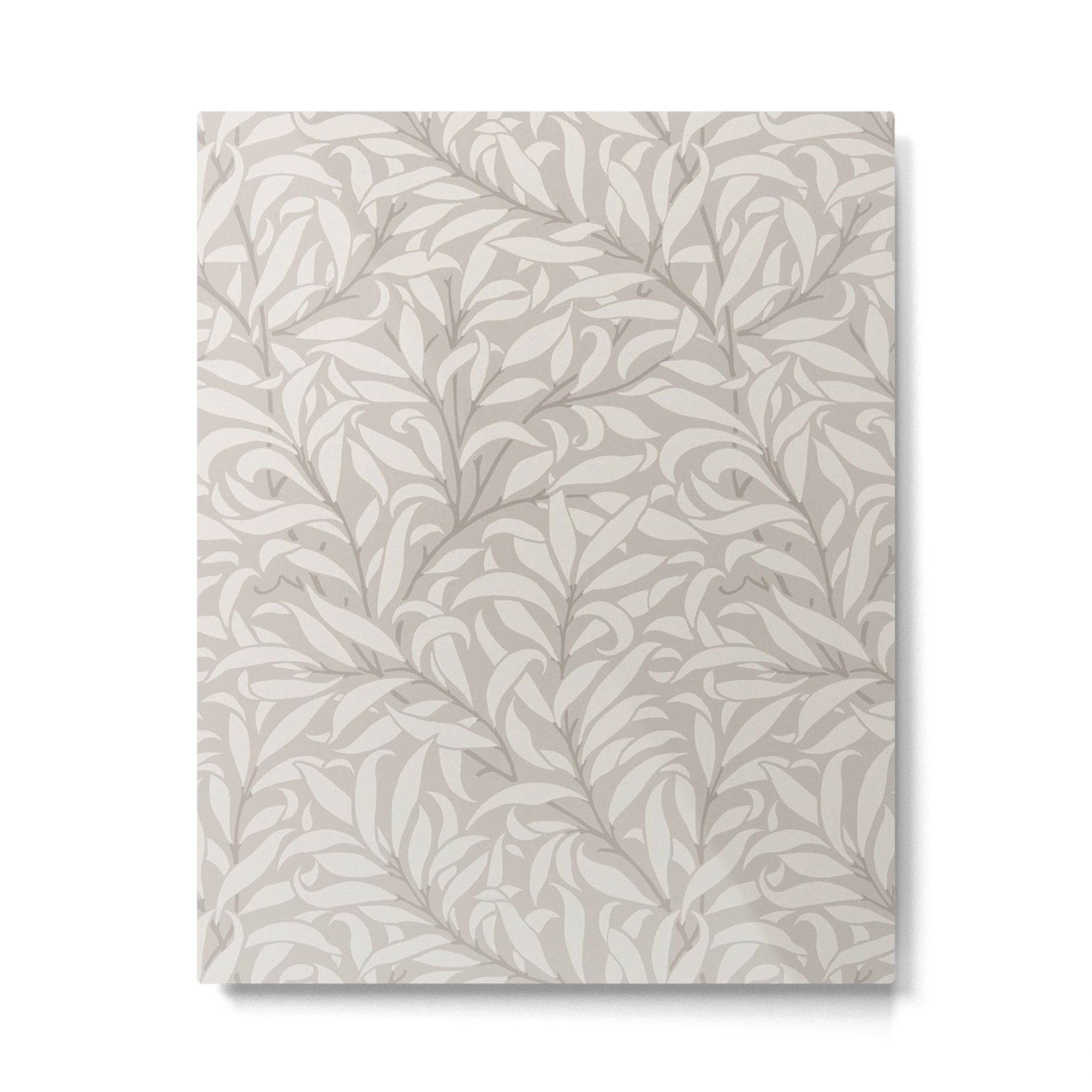 William Morris Willow Bough Dove Ivory Metal Print Gallery Image 6