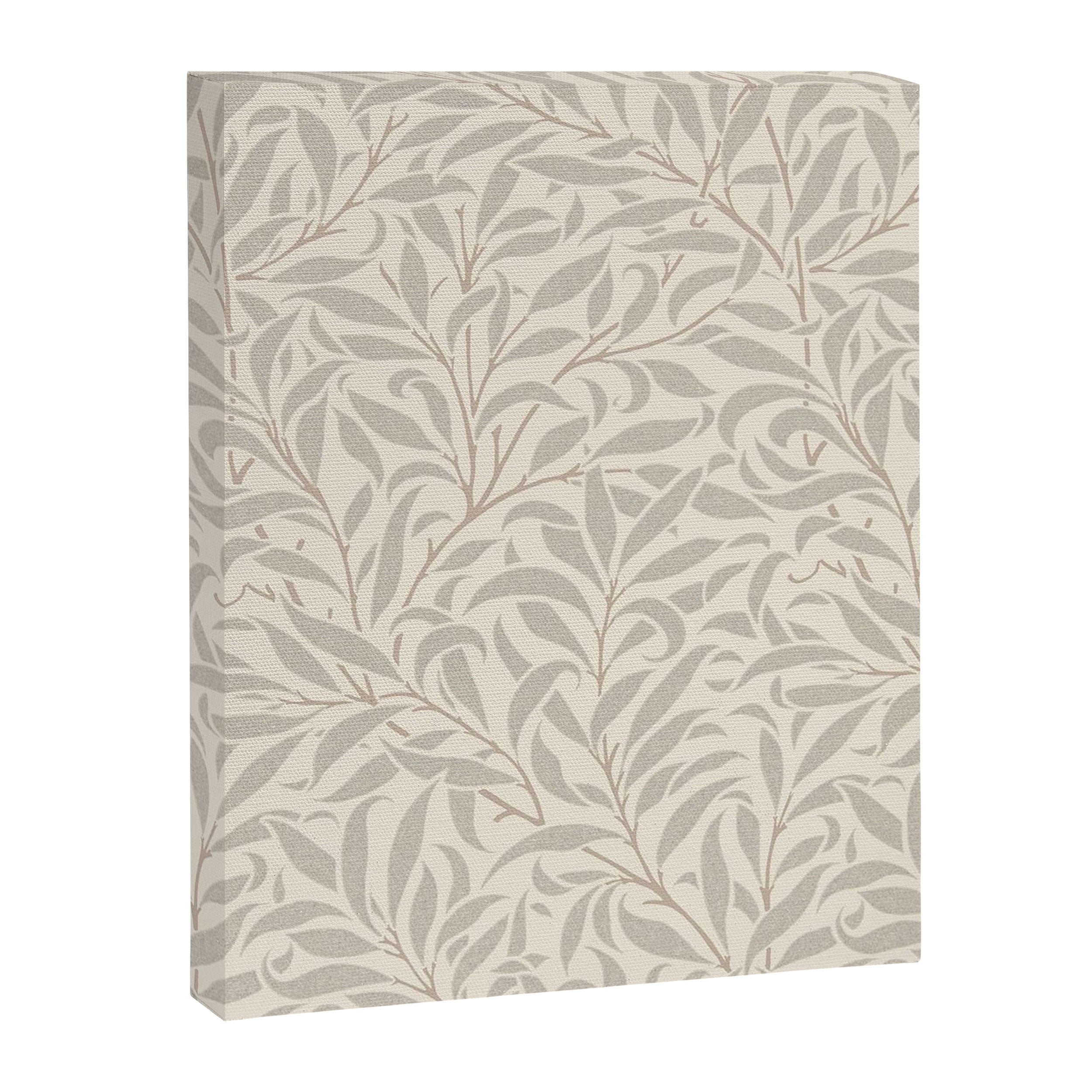 William Morris Willow Bough Ecru Silver Canvas Print Gallery Image 8